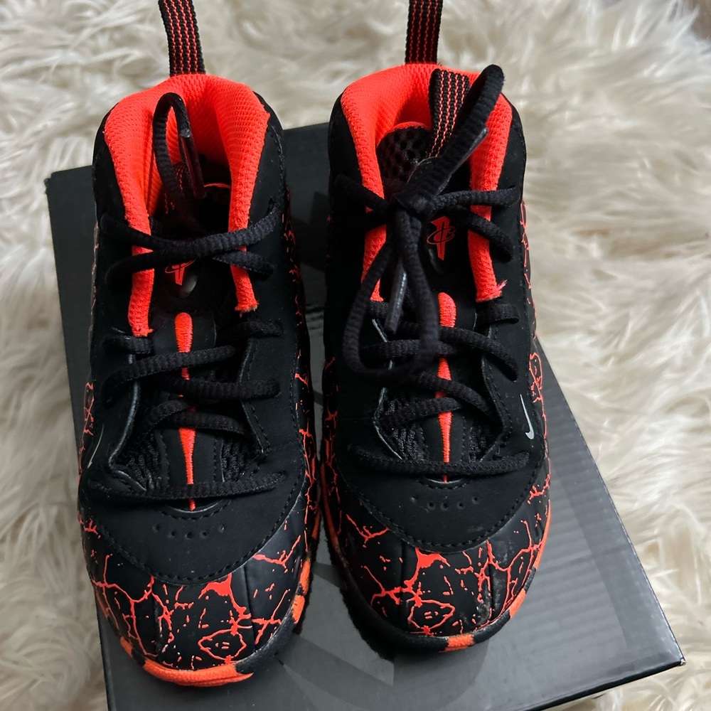 Nike Foamposite Orange and Black